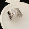 Silver Ridged