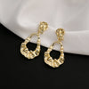 Gold Crumpled Drops