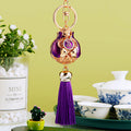 Double Fish Fortune Bag Tassel Keychains in Four Colors plus Assorted Option view 8