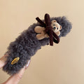 Fuzzy Bear Twist Hair Clips in Four Soft Color Styles view 8