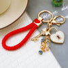Red-Braided Red-Heart-Lock