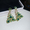 Green Earrings