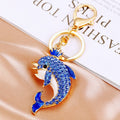 Jeweled Dolphin Keychains in Multiple Shapes and Attachment Styles view 6