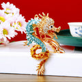 Gradient Jeweled Dragon Keychains in Six Colors plus Assorted Option view 4