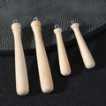 Mini Wooden Baseball Bat Charm Pendant Natural Finish Two Sizes view 1