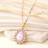 Pink Teardrop Eye