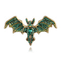 Bat Crystal Two Designs Metal Brooch Pin for Jackets and Lapels view 1