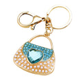 Pearl Heart Handbag Keychains in Three Colors plus Assorted Color Option view 5