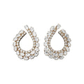 Crystal Teardrop Statement Stud Earrings Fashion Jewelry view 5