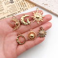 Yellow Sun and Moon Metal Charms with 17 Listed Options view 3