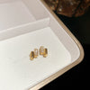Gold Bar Studs