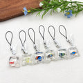 Fish Charm Keychains Featuring Orange Red Strap Across 19 Pictured Variations view 3