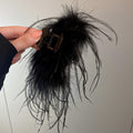 Seven Feather Hair Claw Styles With Bows Ribbons And Plain Clips view 7