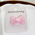 Glitter Bow Resin Duck Bill Hair Clips Seven Colors view 6