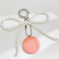 Engraved Mama Wood Disc Keychain With Tassel Charm view 4