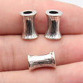 12x8.4x8.2mm 1.5g Multicolor Zinc Alloy Spindle Shape Large Hole Beads for Bracelet Necklace Making