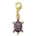 Printed Turtle Keychain Gold Lobster Clasp Sixteen Designs view 12