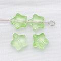 Five Point Star Glass Beads in Twelve Individual Color Finishes view 8