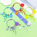 Heart Charm Keychains in 24 Pictured Variations for Bags and Keys view 3
