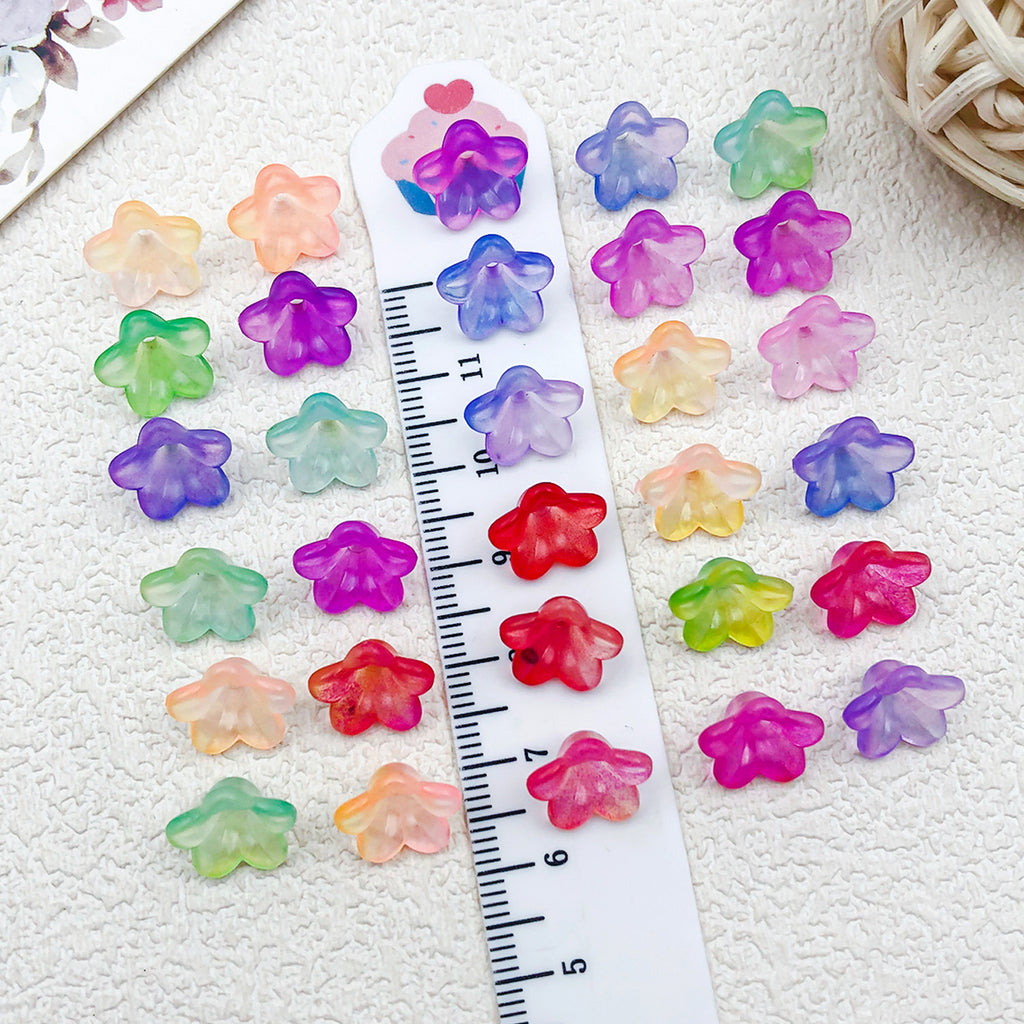 Acrylic Flower Charm Pendants