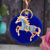 Blue-Horse Royal-Blue-Pompom