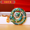Teal Auspicious-Snake