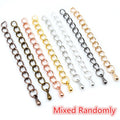 Metal Extension Chains With Teardrop Ends in Multiple Finishes view 8