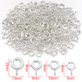 Round Spring Clasps in Four Graduated Sizes Jewelry Findings view 6