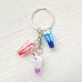 Resin Ice Cream Cup Keychain Triple Charm Random Colors view 6