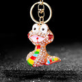 Crystal Snake Keychain Collection in Twenty One Colors and Constructions view 6