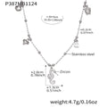 Strawberry Seahorse and Daisy Charm Necklace Collection view 10