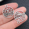 Alloy Metallic Yoga Lotus Metal Charms with 21 Listed Options view 7