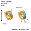 F930 Blue-Small Earrings