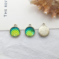 Enamel Zinc Alloy Shark Starfish Mermaid Dolphin Charm Pendant for DIY Ocean Jewelry