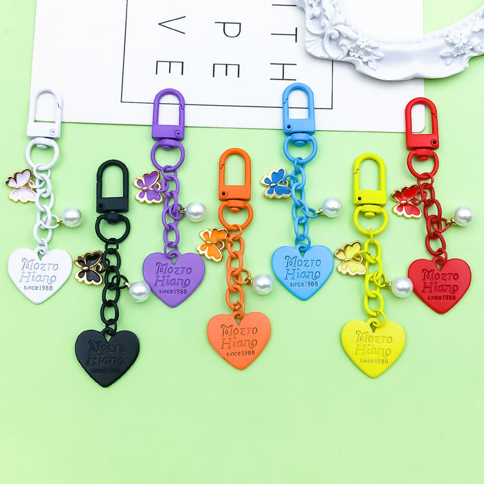 Butterfly Charm Keychains in 24 Pictured Variations for Bags and Keys