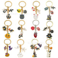 Halloween Charm Keychains Featuring Spider Web Across 44 Pictured Variations view 5