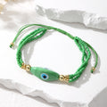 Multistrand Seed Bead Oval Evil Eye Bracelets in Seven Styles view 8