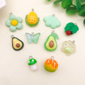 Green Butterfly Glossy Charms with 11 Listed Options view 2