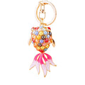 Pearl and Crystal Goldfish Keychains in Four Colors plus Assorted Option view 5