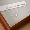 Six Color Clear Post Ball Stud Earrings for Multiple Piercings view 7