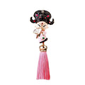 Peking Opera Huadan and Wusheng Tassel Keychains in Three Colors view 5