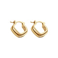 Crystal Pearl Hoop Earrings in Polished Statement Design view 5
