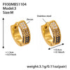 F930 Black-Medium Earrings