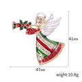 Assorted Enamel And Crystal Christmas Character Brooches view 9