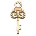 Yellow Key Metal Charms with 26 Listed Options for Jewelry Making view 12