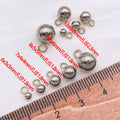 Metallic Round Bead Metal Charms with 10 Listed Options view 3