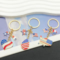 American Flag, Wing and USA Enamel Keychains, 8 Designs view 4