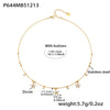 P644 GoldStarNecklace