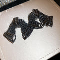 Crystal Bow Statement Earrings in Polished Statement Design view 7