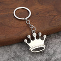 Rhinestone Crown Metal Keychain Wedding Favor Gift Pendant